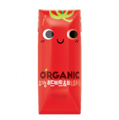 오가닉 레드비트&배&토마토 125ml